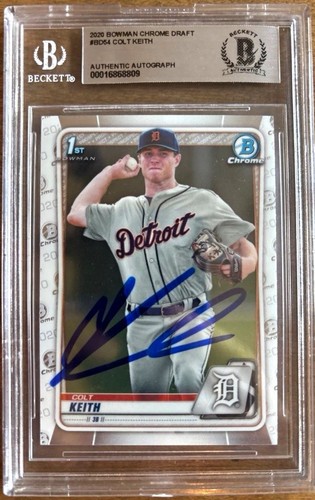 2020 bowman chrome draft colt - chrome,