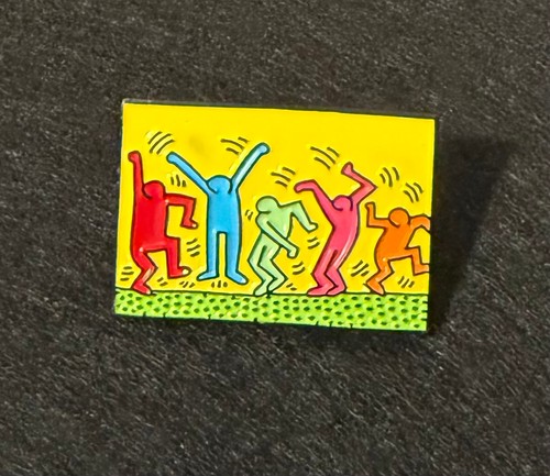 Haring enamel pin - -, dance